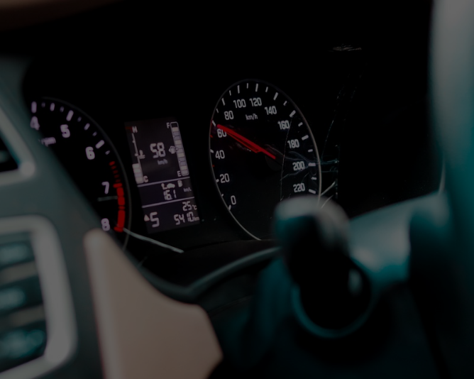 Photo of car dashboard
