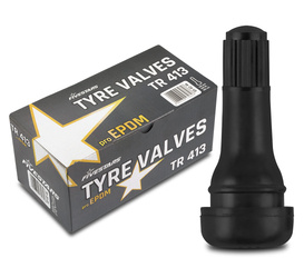Black valve TR 413 - 100 pcs FS PRO EPDM