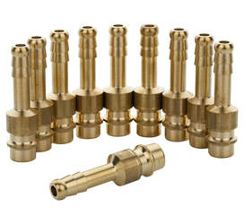 Coupling RQS with nipel type 26 for 6mm hose - 10 pcs.