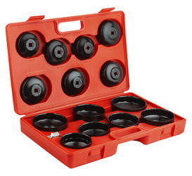 Oil filter wrenches 14 pieces case REDATS