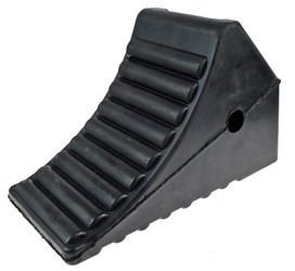 Rubber wheel chock 300x190x150mm for commercial vehicles
