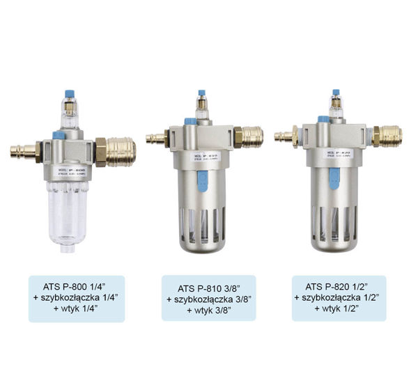 Air lubricator REDATS P-810 3/8" STD + plug + quick coupling