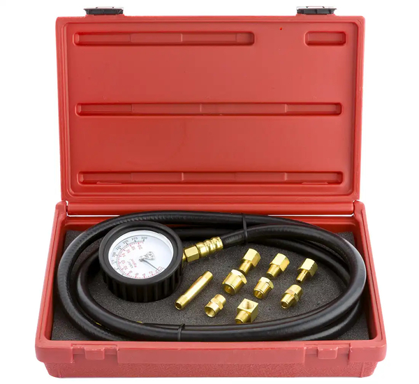 BOXO oil pressure tester, with pressure gauge