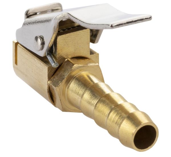 Brass end for pumping wheels 8mm hose