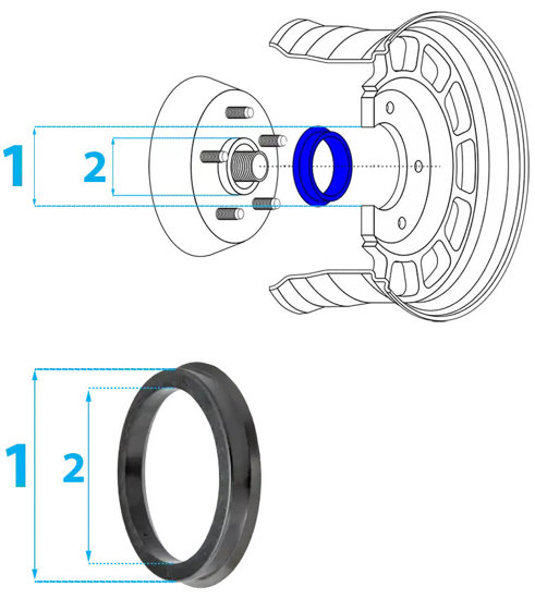 Centering ring 65,1/60,1 - No.24
