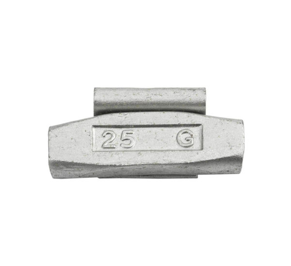 Clip-on weights Fivestars - steel rims- FE - 25g - 100 pcs