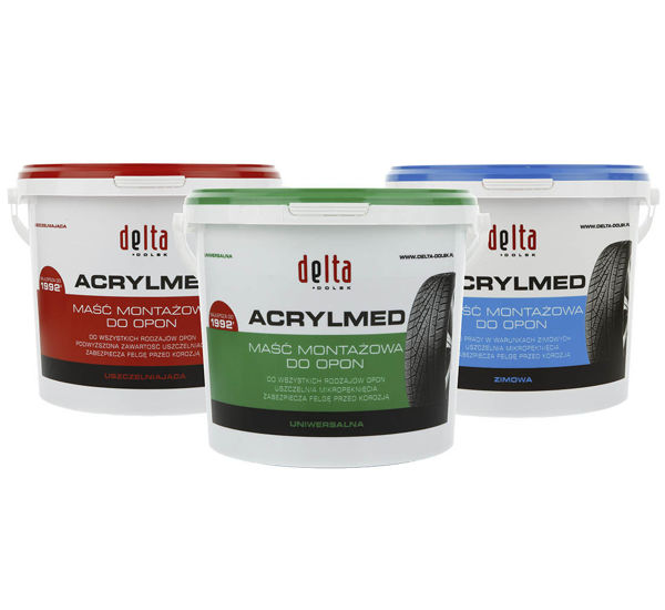 DELTA Acrylmed tyre mounting paste red sealant 4kg