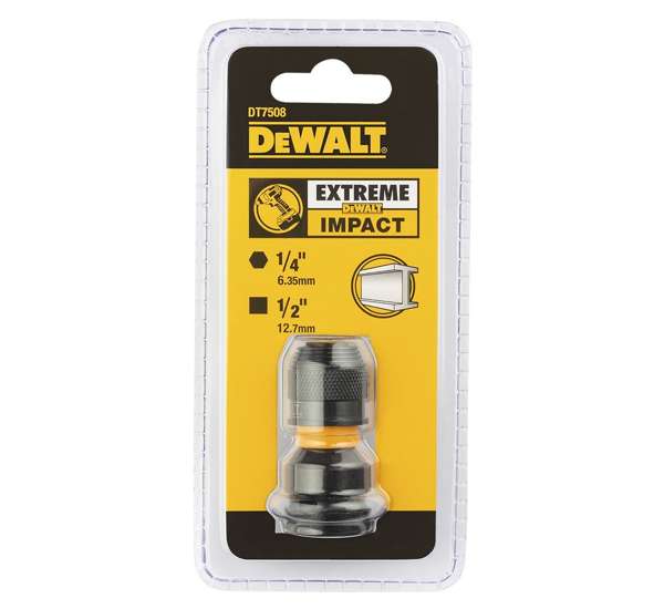 DeWalt 1/2 to 1/4 Hex adapter.