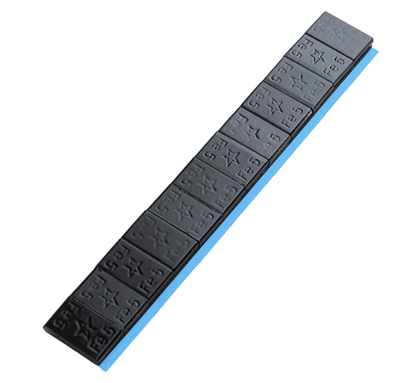 Fivestars adhesive weights - Edgy BLACK - 12x5g - 50 strips