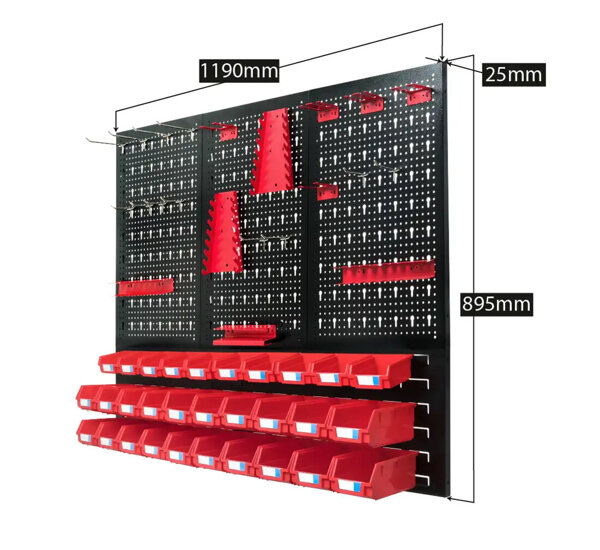 Garage tool rack