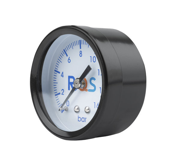 Gauge clock for air pressure regulator 0-16bar RQS -1/4