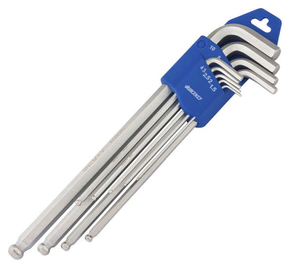 Hex key - BOXO, 9 pcs. 235mm