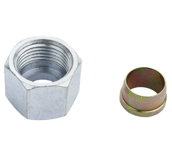 Hydraulic hose coupler nut