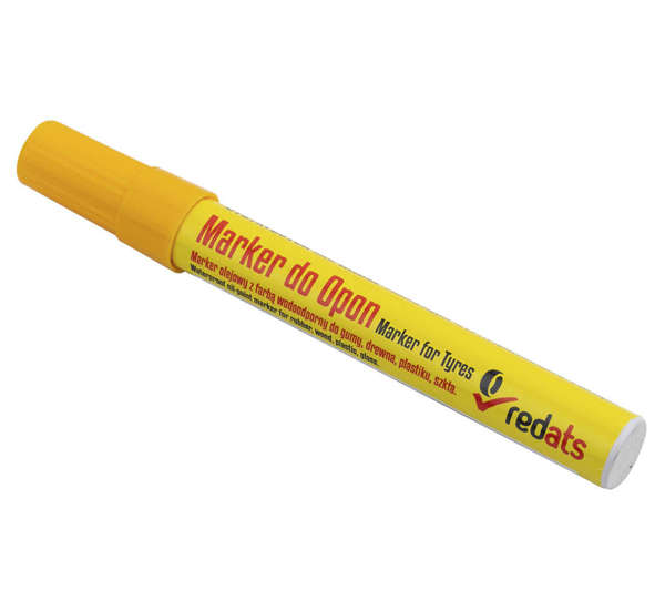 Oil marker for tires REDATS- yellow - 1 pcs