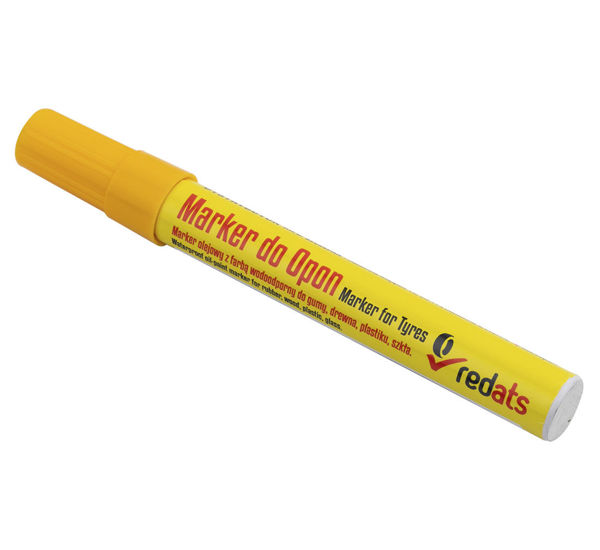 Oil marker for tires REDATS- yellow - 12 pcs