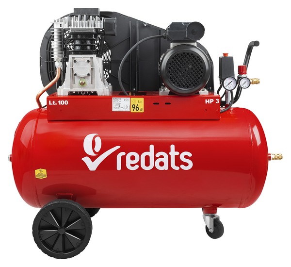 Piston compressor 100L 2.2 kW - 230V REDATS