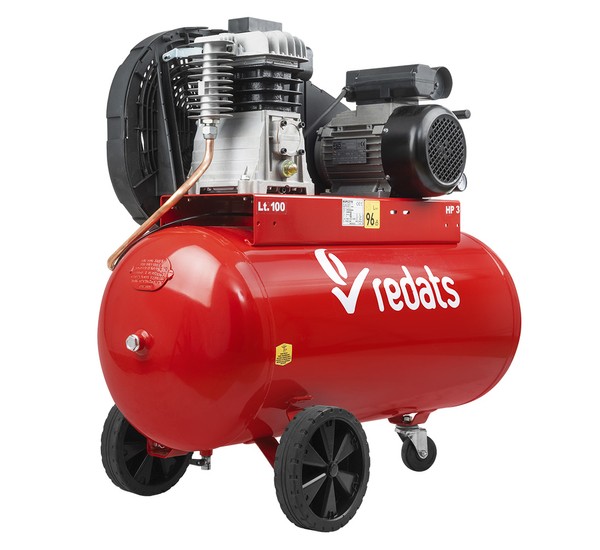 Piston compressor 100L 2.2 kW - 230V REDATS