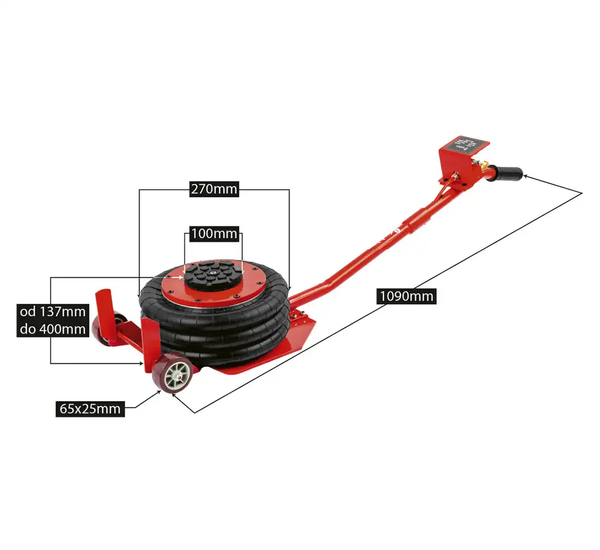 Pneumatic air jack REDATS 3.5T LS-220