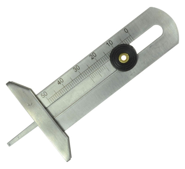 REDATS metal tread depth gauge 50mm case