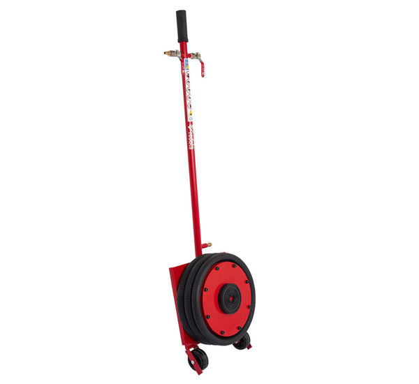 Red Pneumatic air jack - REDATS 4,5T + Overlay 3 cm