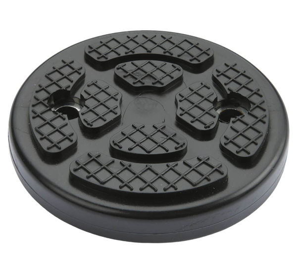 Rubber pad for post lifts - 120x30mm with 2 holes