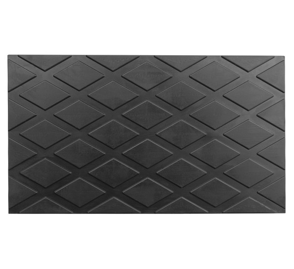 Rubber pad for trolley jacks 210 x 120 x 40mm full