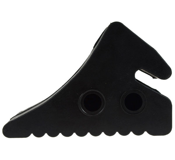 Rubber wheel chock 165x110x85mm for passanger cars