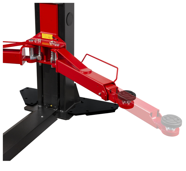 Semi-automatic two post lift 4,2T - REDATS L-205R with reinforcing base