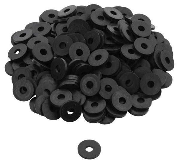 Tube valve connector GW - black washer - 200 pieces