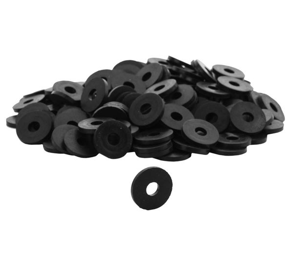 Tube valve connector GW - black washer - 200 pieces