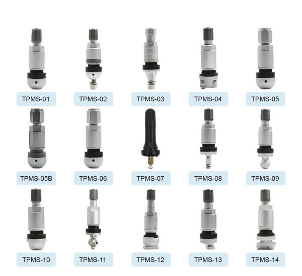 Tyre valve for pressure sensors TPMS-01 4 pcs.