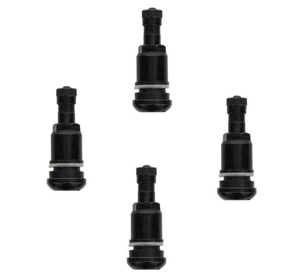 Valve - TR 525 - black - 4pcs