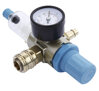 KIT Regulator with pressure gauge Air water separator REDATS filter P-700 1/2" STD + plug + quick coupling