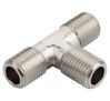 Pneumatic T-piece Male Thread Splitter 1/4"