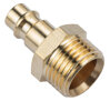 Quick coupler plug - male thread - 1/2