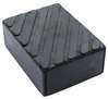 Rubber pad for low rise lifts 115x165x60mm