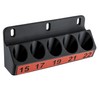 Socket cap holder 15, 17, 19, 21, 22