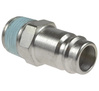 Plug - male thread - 3/8"" RQS type 27