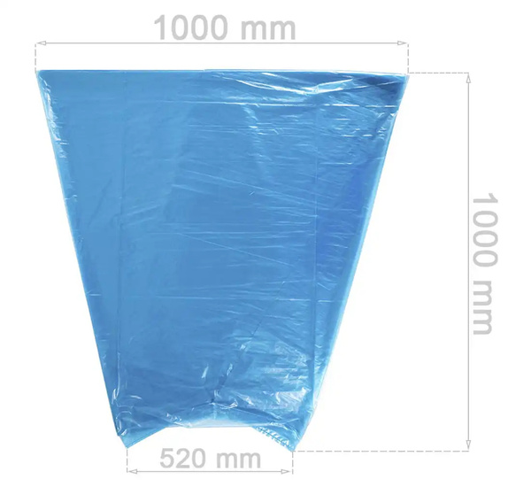 Tire bag blue - 100 pcs.