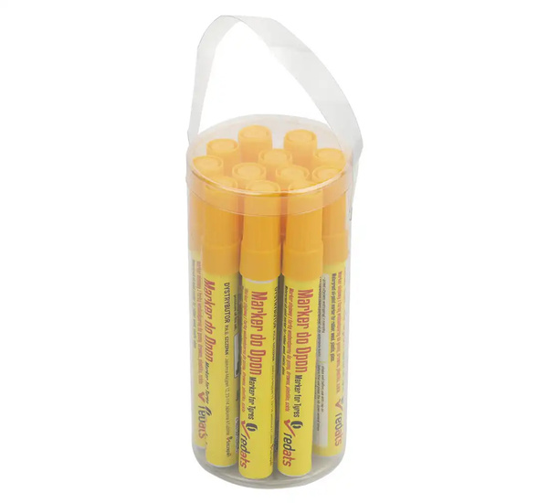 Oil marker for tires REDATS- yellow - 12 pcs