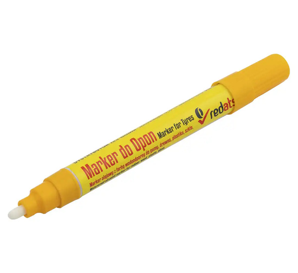 Oil marker for tires REDATS- yellow - 1 pcs