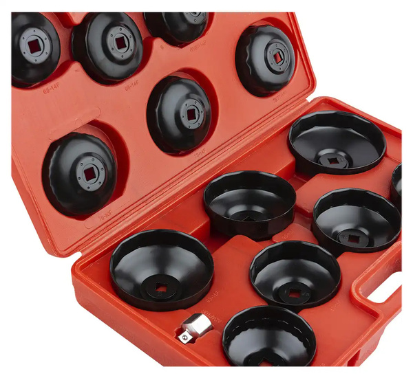 Oil filter wrenches 14 pieces case REDATS