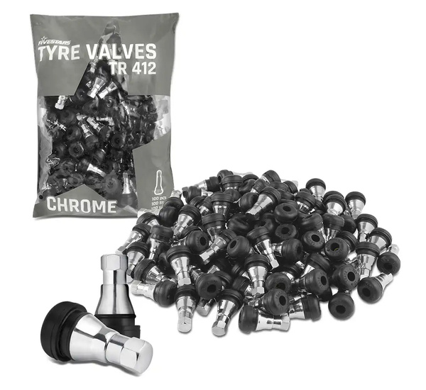 Valve TR 412 - Chromium - 100 pc