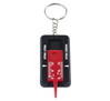 Tire Tread Depth Gauge Keychain – Black