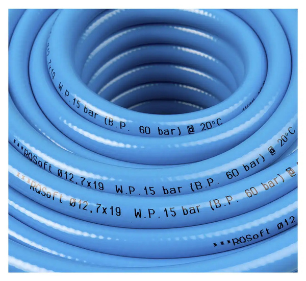 Straight hose RQSoft Polyurethane Pneumatic 12.7 x 19mm - 50 m