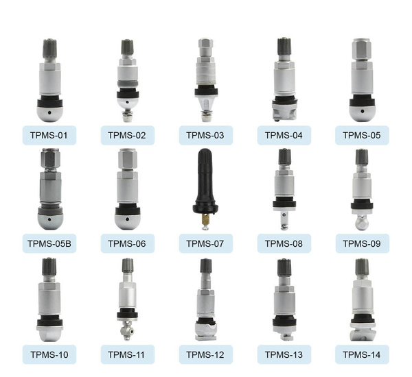 Tyre valve for pressure sensors TPMS-09 4 pcs.