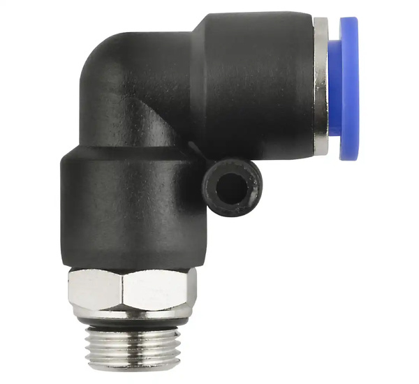 Angle hose connector 8 mm Thread 1/8