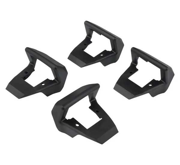 Short aluminum mounting pads with rubber 4pcs for jaws