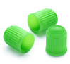Valve caps - green - 100 pcs