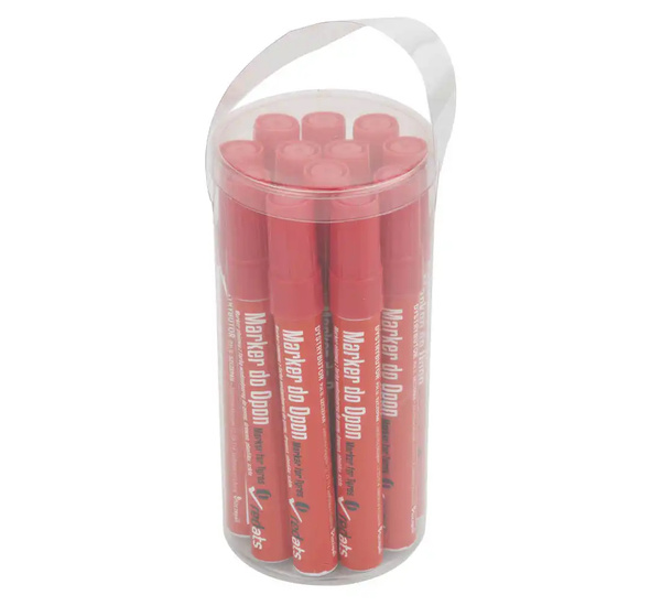 Oil marker for tires REDATS- red - 12 pcs